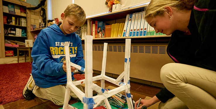 Students2 Middle School Students at St. Mary's School